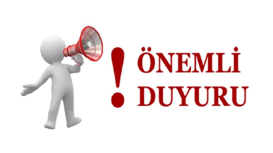 2025 2026 Eğitim Öğretim Yılı Sorumluluk Sınavı Takvimi